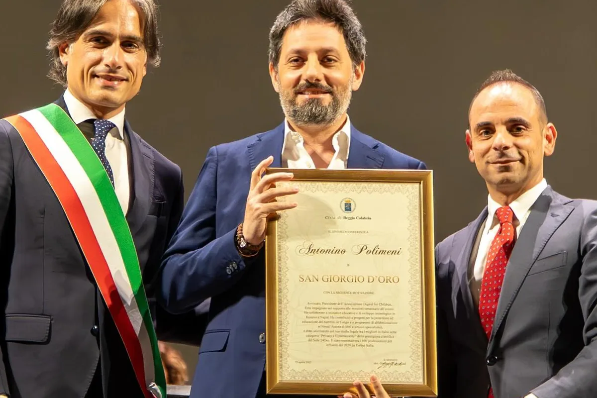 Antonino Polimeni — Il giorno del San Giorgio d’Oro, al Teatro Cilea di Reggio Calabria